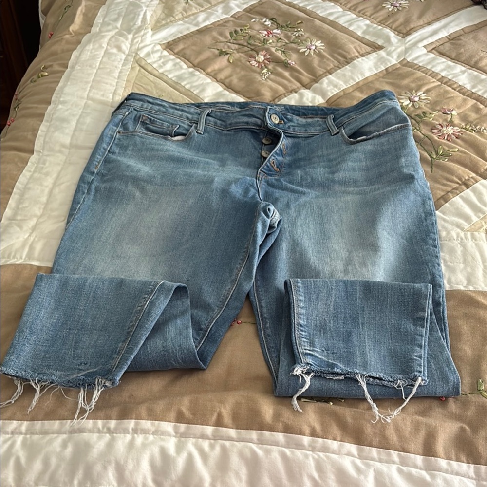 Women's Blue Jeans Old Navy Rock Star